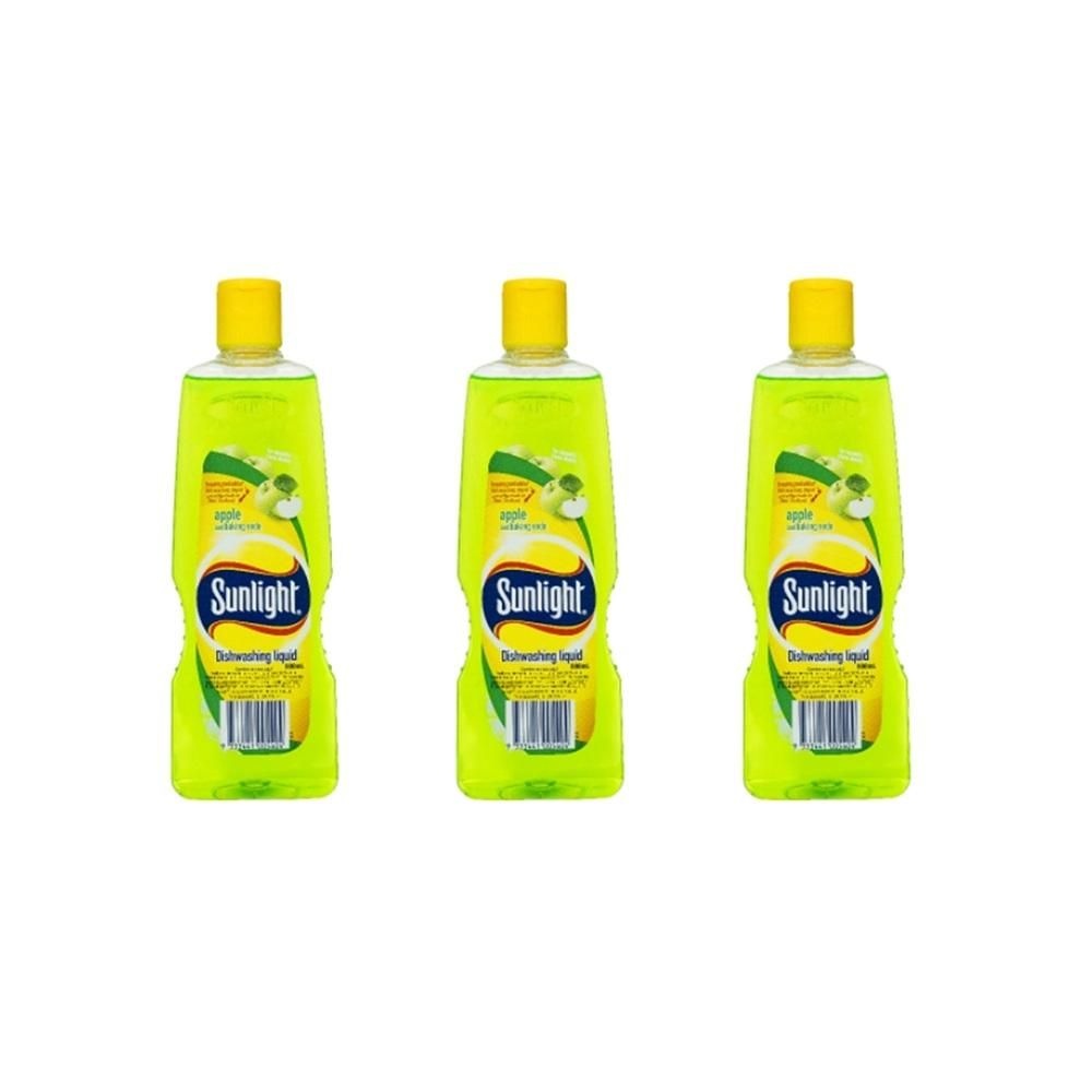 썬라이트 [해외] 썬라이트 애플 앤 베이킹 소다 주방 세제 500ml 3팩 Sunlight Apple & Baking Soda Dishwashing Liquid 500