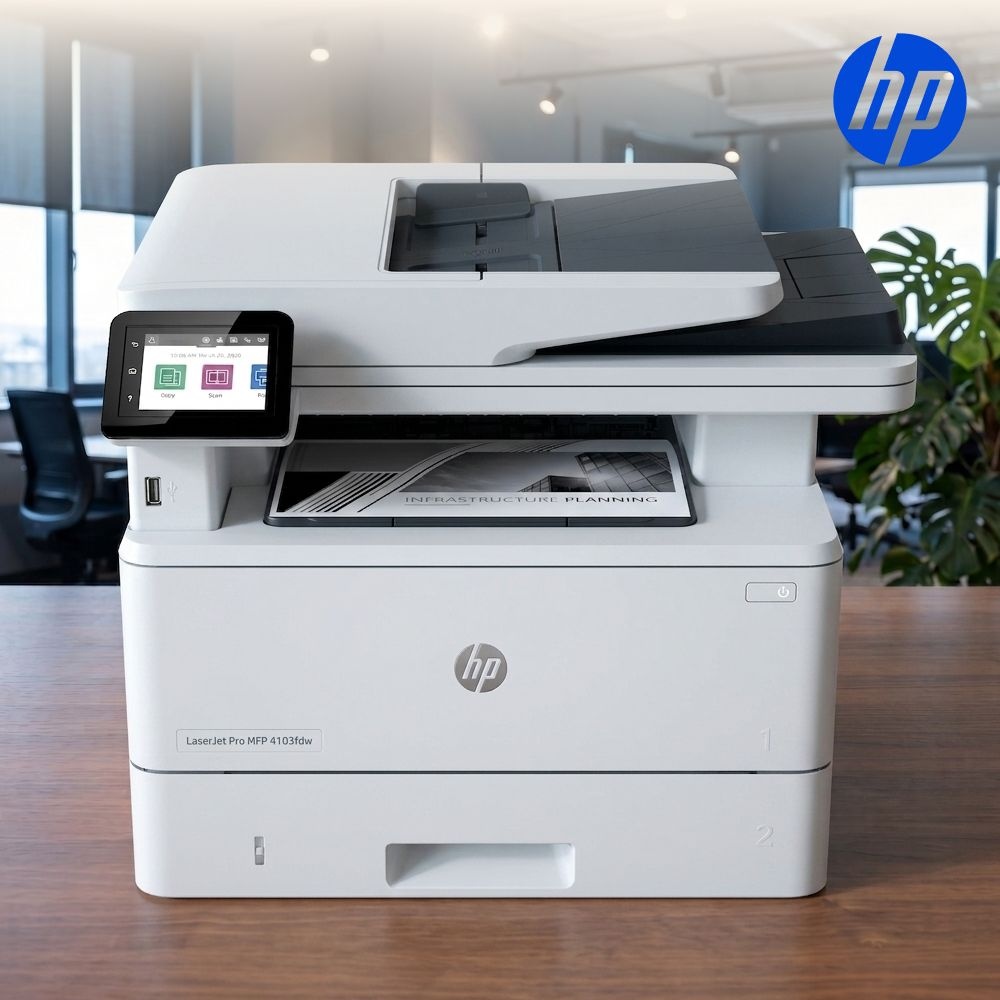 HP 4103FDW 흑백레이저복합기 (토너포함/자동양면인쇄/유무선네트워크/팩스)