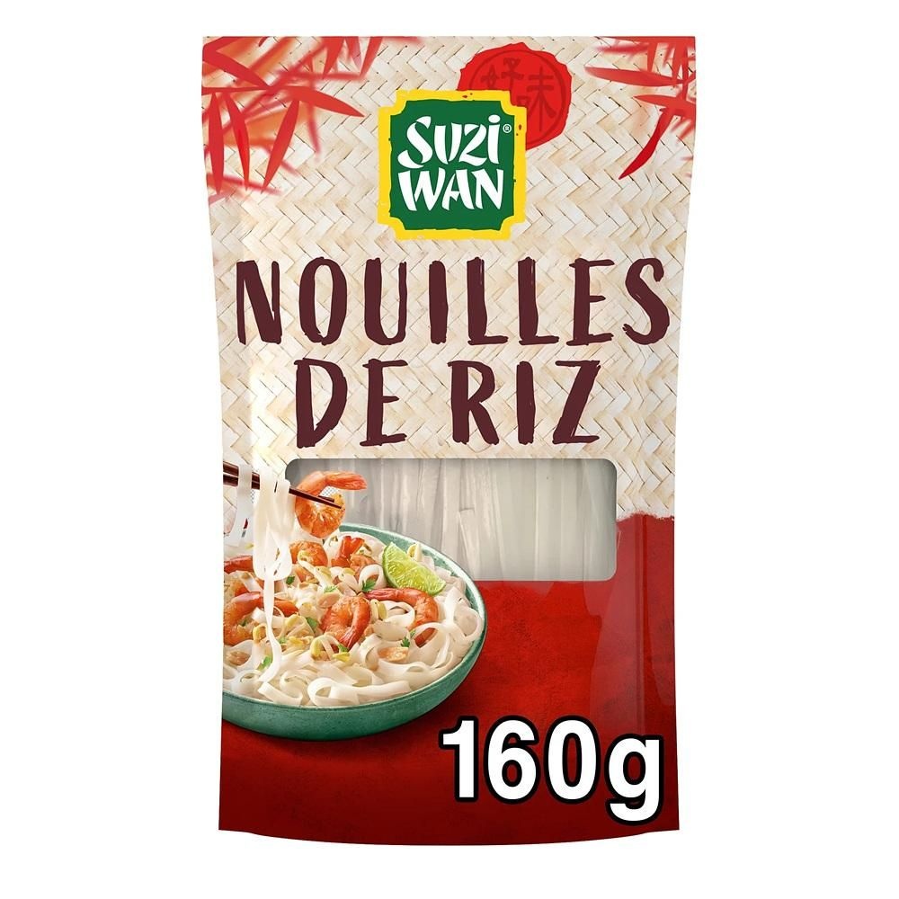 SUZI [해외] SUZI WAN 라이스 누들 160g 4팩 SUZI WAN Rice Noodles