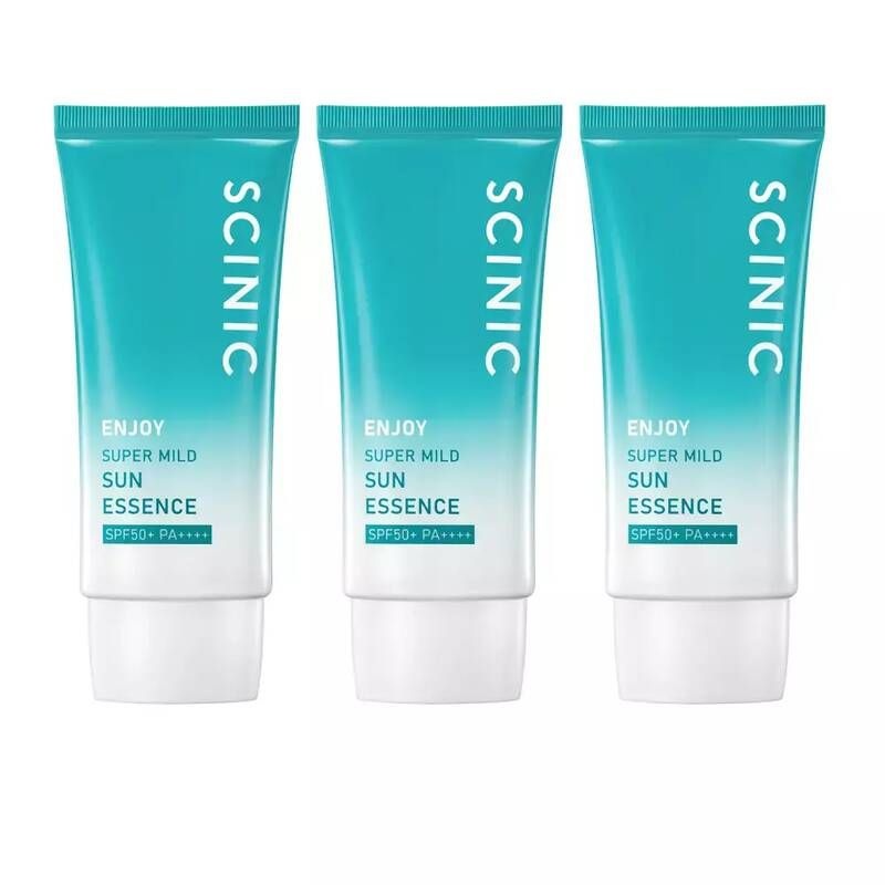 테온셀 싸이닉 엔조이 슈퍼 마일드 수분 선에센스 50ml / 저자극 선크림 차단제 3개