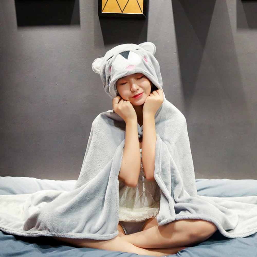 몽블르  밤샘 공부 추운새벽 쪽잠 담요 이블