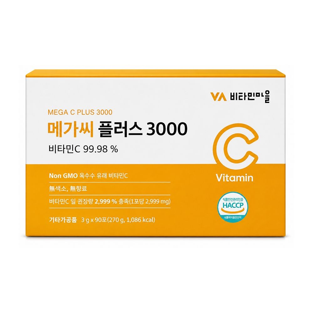 메가씨 플러스 3000 비타민C 3박스 (9개월)