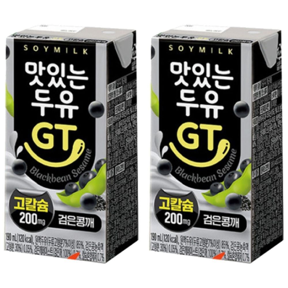 new남양유업 맛있는두유 GT 검은콩깨 190mlx24팩