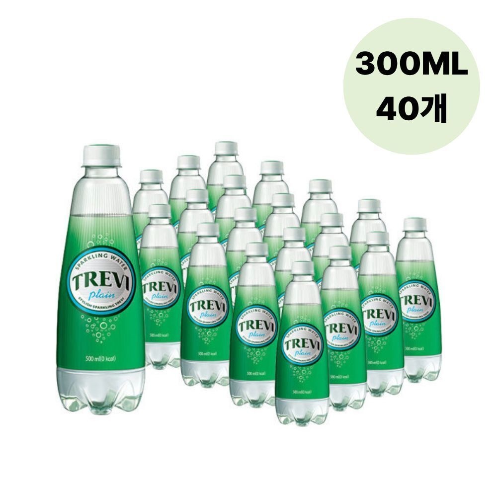 트레비 플레인 탄산수 에이드 300ml 40개 가정용 갈증해소