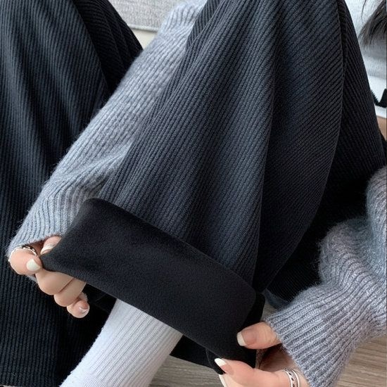 어성봄옷 코듀로이 기모 와이드 밴딩 팬츠 2color 겨울바지 슬랙스