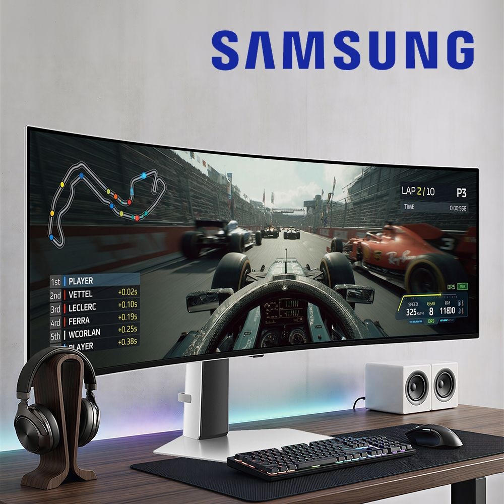 삼성전자 오디세이 G9 LS49DG930 124.3cm(49인치) OLED 게이밍모니터 DQHD 커브드 모니터
