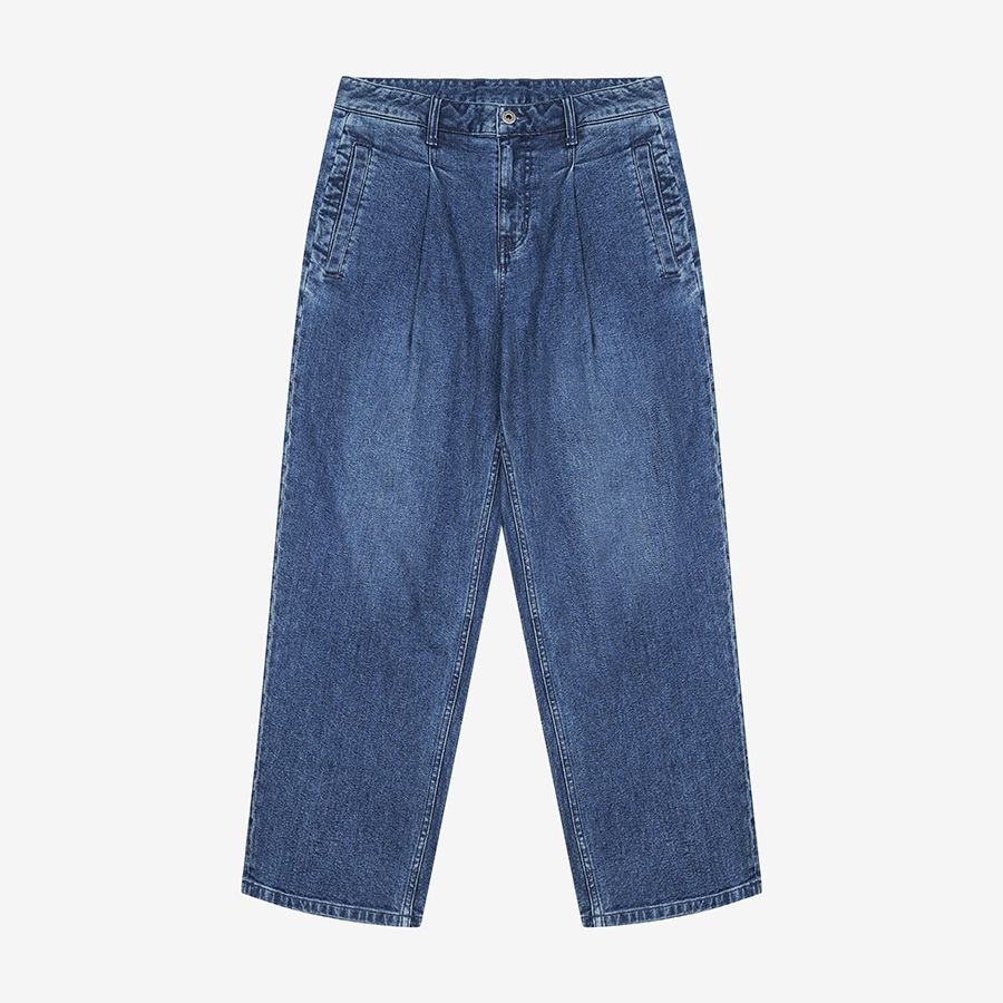 S/S 볼륨 테이퍼드핏 데님 팬츠 PKFAB4011