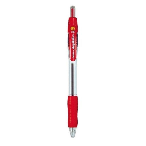 헬로쇼핑 동아 유성볼펜 애니볼 501 볼펜 1.6mm 적색