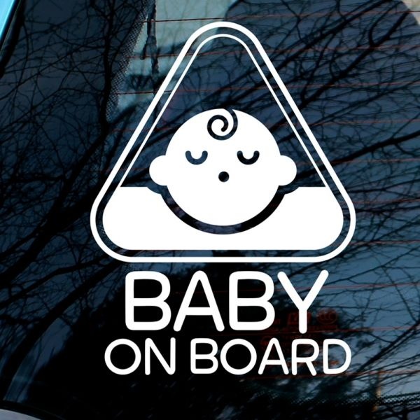 텐바이텐 자동차스티커_사인마크 남아 Baby on board