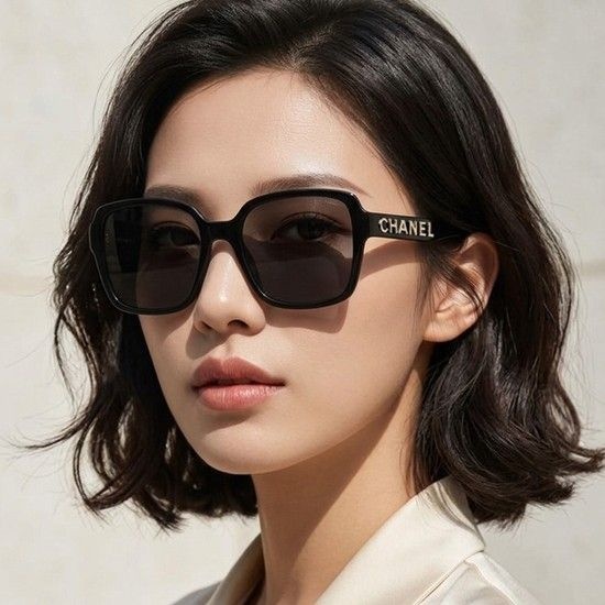 선글라스 CH5408 C622/S4 명품 스퀘어 로고 뿔테