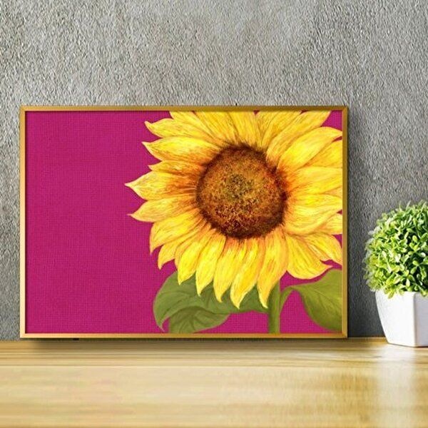고품질 해바라기그림 액자 A3 3SUN2 풍수그림 돈들어오는 풍수그림 풍수인테리어 풍수 W4C7093