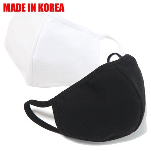 [하프클럽]국산 3D 3중 패션 면 마스크 천 순면 성인 입체 MASK