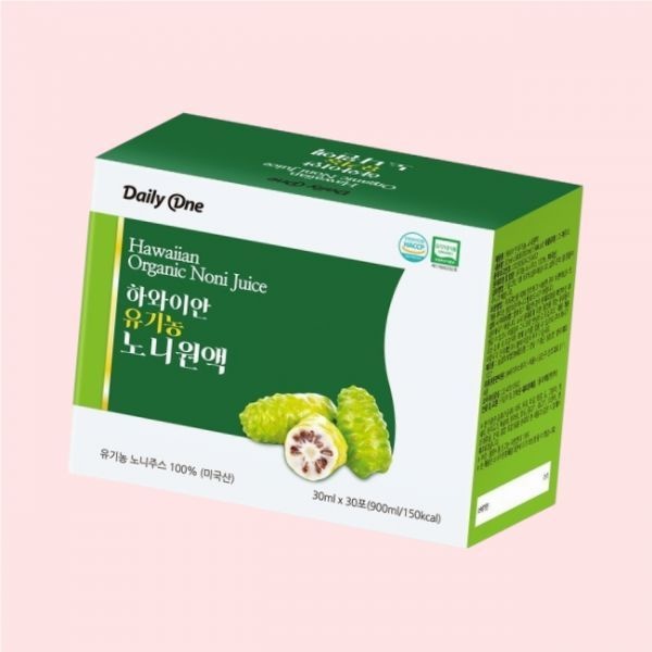데일리원 하와이안 유기농 노니 원액 착즙 주스 30ml X 30포 1통 4632583