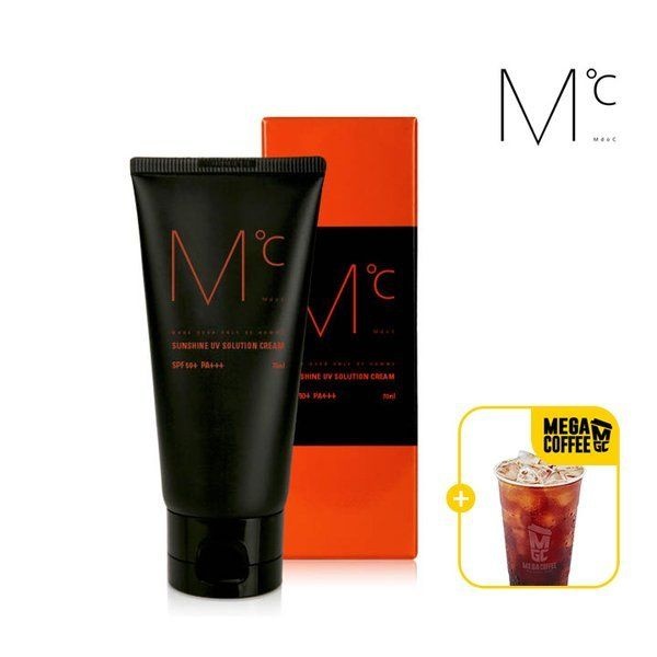 기초케어 메가커피 기프티콘엠도씨선샤인 유브이 솔루션 크림 SPF 50 피부컨디션 회복 리프팅관리 PA 70ml( 장벽보