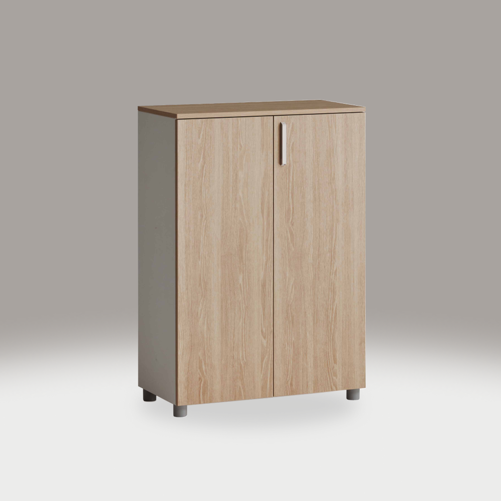 퍼시스 CABINET 3단 도어형 캐비닛 수납장 전자키CAC083DHEN WWRCN