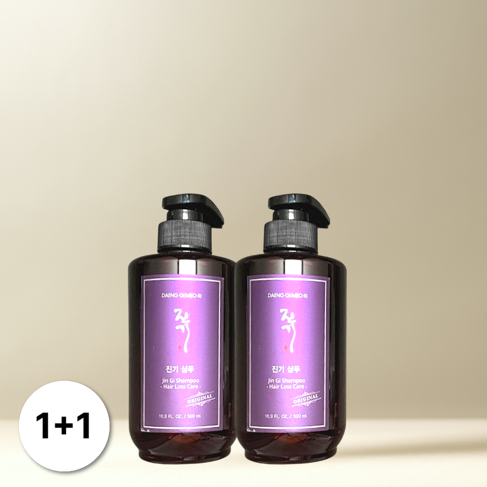 [1+1] 댕기머리 오리지널 진기 한방추출물 샴푸 500ml 2개