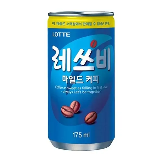 롯데 레쓰비 마일드 캔커피 업소용 175ml 30캔