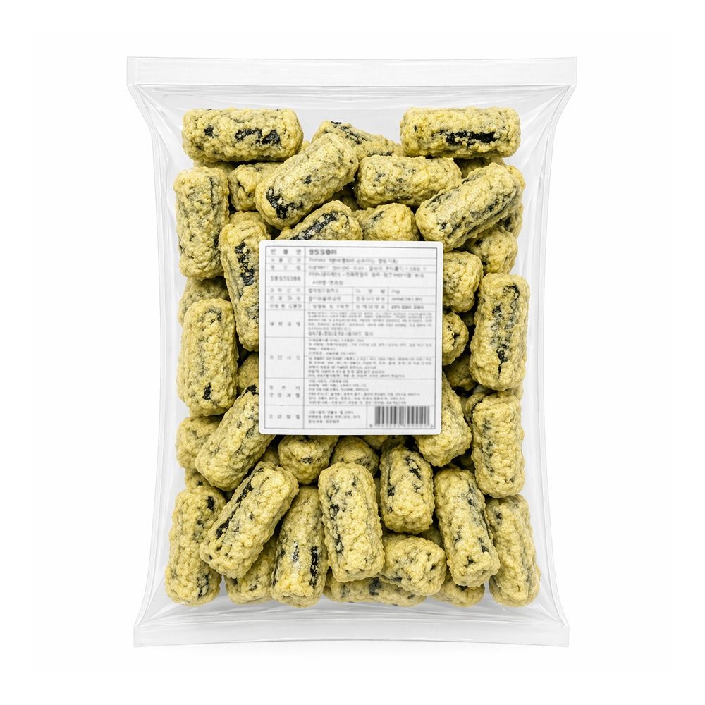비제이마켓 케이푸드 드링크 냉동 찰진 김말이튀김 25g 40개개입 1kg 분식 업소용냉동튀김 맥주안주감자튀김 분식