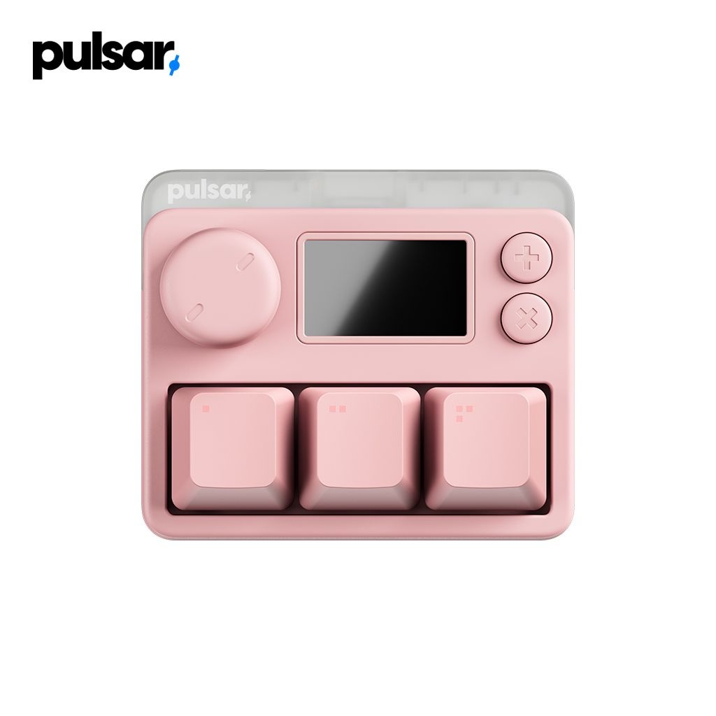 펄사 랩 엑스패드 핑크 래피드 트리거 매크로 패드 Pulsar Lab XPad Pink