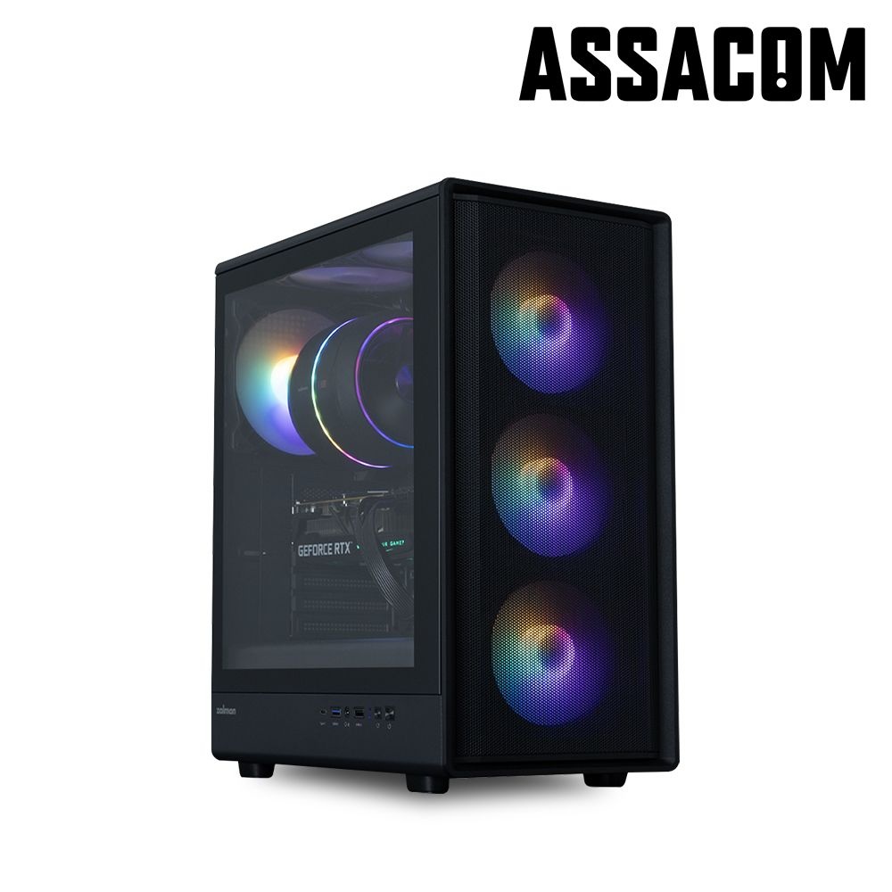 아싸컴 AMD 9600X+RTX5060TI 8G+32GB+1TB 조립PC 게이밍컴퓨터 조립 본체 게임용 배그 스트리밍 방송