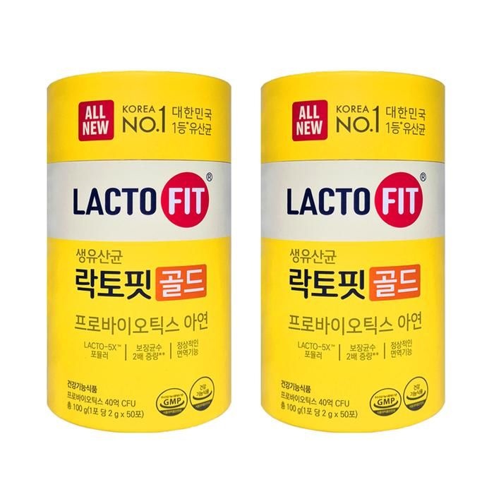 종근당건강 락토핏 올뉴 락토핏 골드 2g x 50포 2통 HIS