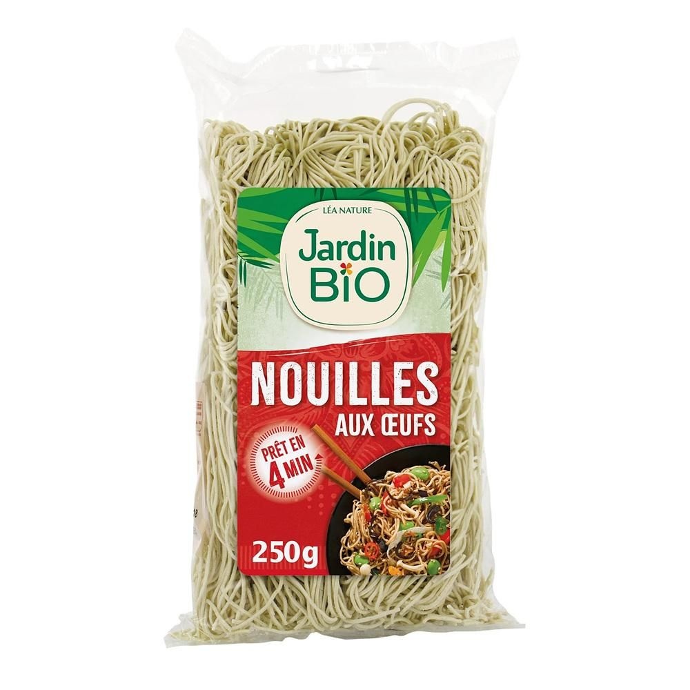 JARDIN [해외] JARDIN BIO ETIC 차이니즈 에그 누들 250g 4팩 Organic Chinese Egg Noodles JARDIN BIO ETIC