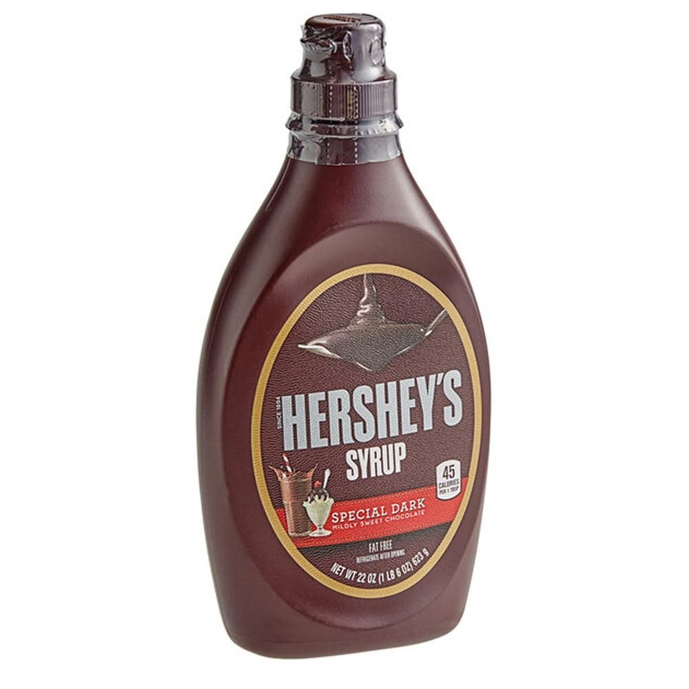 [해외] HERSHEY'S 다크 초콜릿 시럽 623g 1팩 HERSHEY'S Special Dark Chocolate Syrup 21.09 fl. oz. (22 oz.)