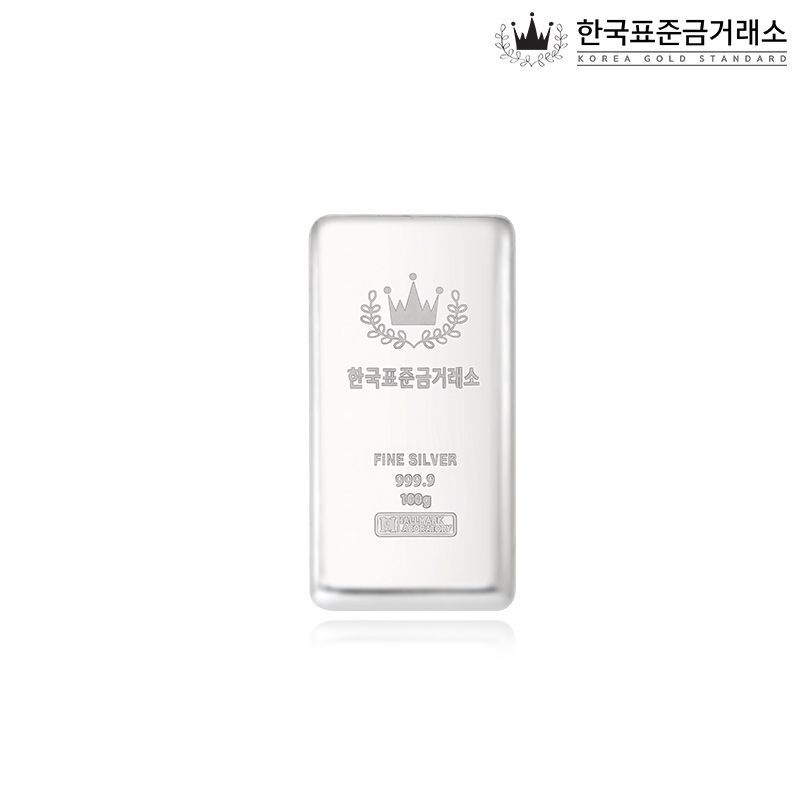 한국표준금거래소 실버바 100g[35984029]