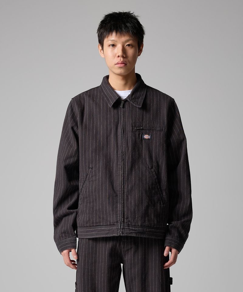 디키즈 DICKIES 히코리 아이크 자켓 재킷 Black DK0A4Z74BLK 137352