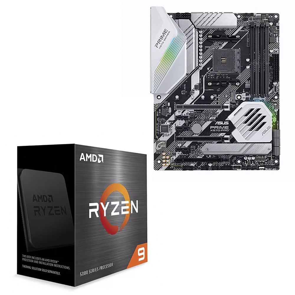 ASUS PRIME X570-PRO 메인보드+AMD Ryzen 9 5900X CPU 번들