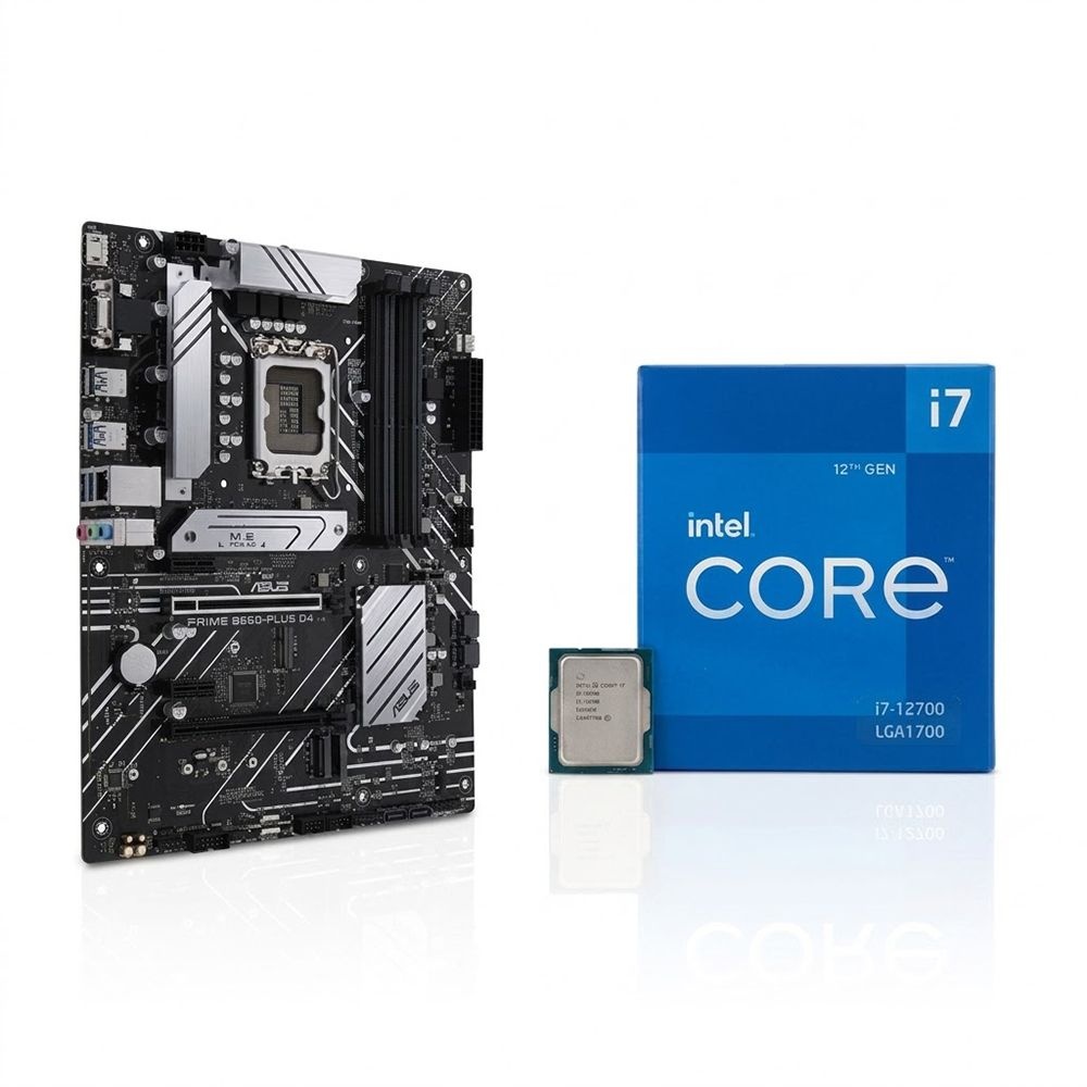 ASUS 중고 ASUS 에이수스 PRIME B660-PLUS D4 메인보드+i7-12700 CPU 번들