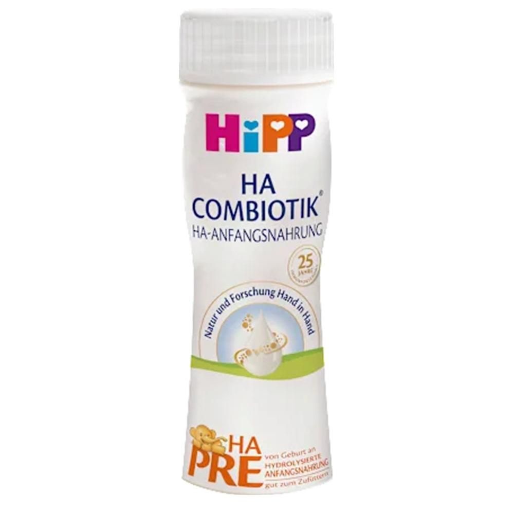 [해외] HiPP Pre HA 인펀트 포뮬라 200ml 4팩 Pre HA Combiotik infant formula, ready to drink from birth