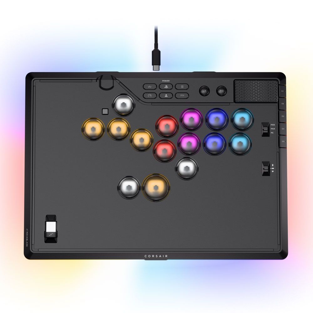 커세어 노바블레이드 PRO 무선 RGB 레버리스 히트박스 컨트롤러
