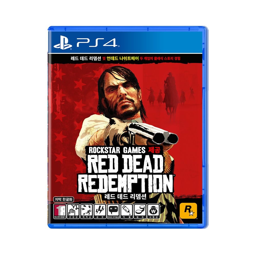 플레이스테이션 PS4 레드 데드 리뎀션 언데드 나이트메어 합본 레데리 한글판 게임 팩