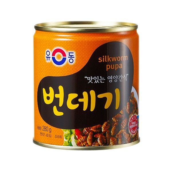 유동 번데기 280g x24캔 / 간식 술안주 고단백 탕