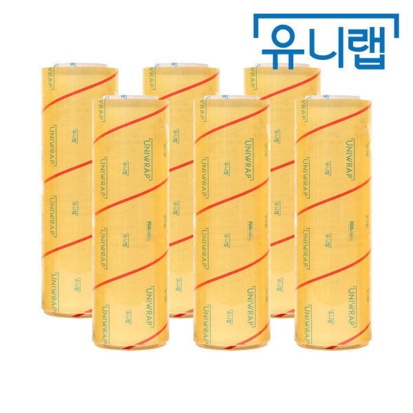 유니랩 테이팩스 유니랩 대용량 영업용랩 업소용랩 40cm 500M X 6개