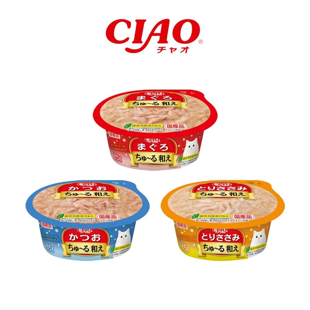 이나바 CIAO 츄르 범벅 컵 고양이 간식 85g 3종