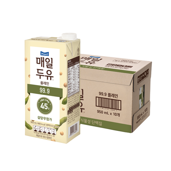 매일두유 99.9 플레인 950ml 10팩