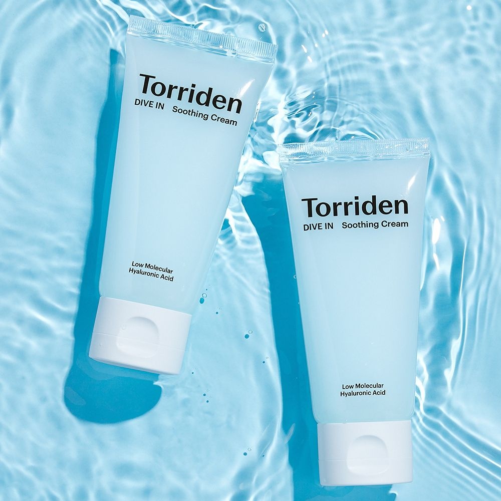 [2개묶음] 다이브인 저분자 히알루론산 수딩 크림 100ml (튜브형) +(다이브인 세럼 10ml)