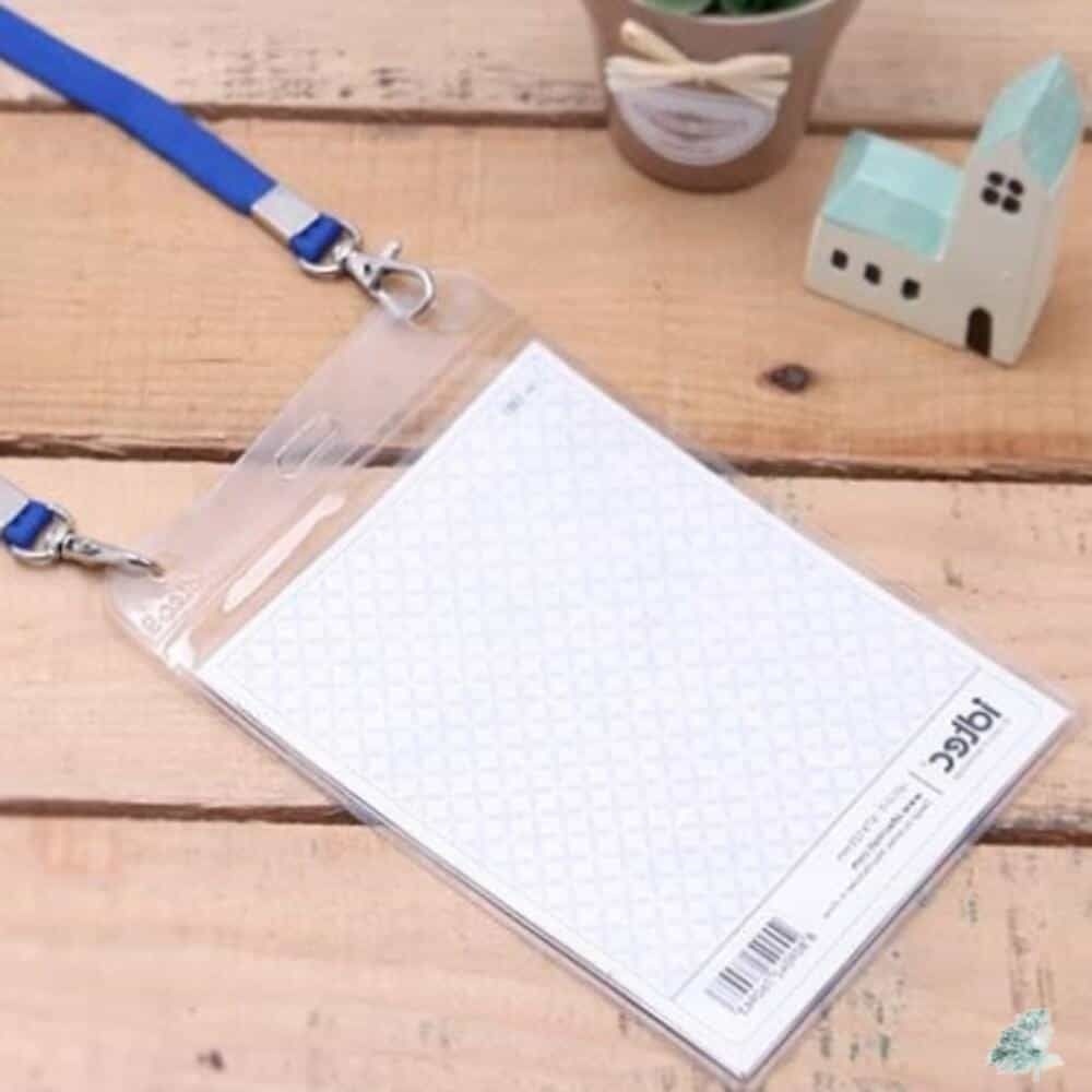 [컬러웨이브OEM][오늘출발] 캔캔토토 동인 1100 고급목걸이명찰 5호 군 104X154MM 5개입 목걸이클립 출입증목걸이 명찰목줄
