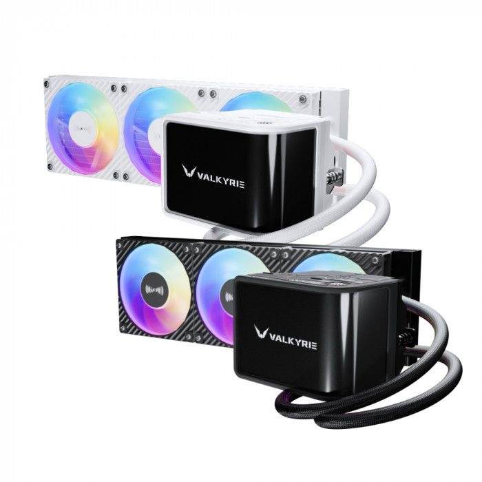 [발키리] VALKYRIE N360 AMOLED ARGB 수랭 CPU 쿨러 (블랙)