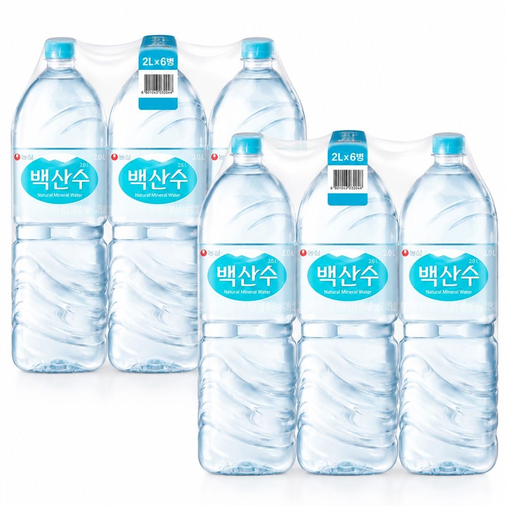 백산수 농심 백산수 2L 12개