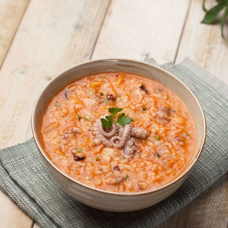 [오늘출발] 다림식품 DalimFood 시원하고 얼큰한 김치낙지죽 500g x 5팩/해장죽 캠핑 등산 운동전후 야식 간식 즉석죽
