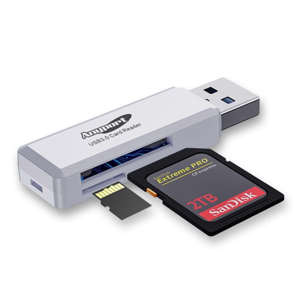 애니포트 OTG지원 SD 멀티 카드리더기 USB3.0 AP-U30W