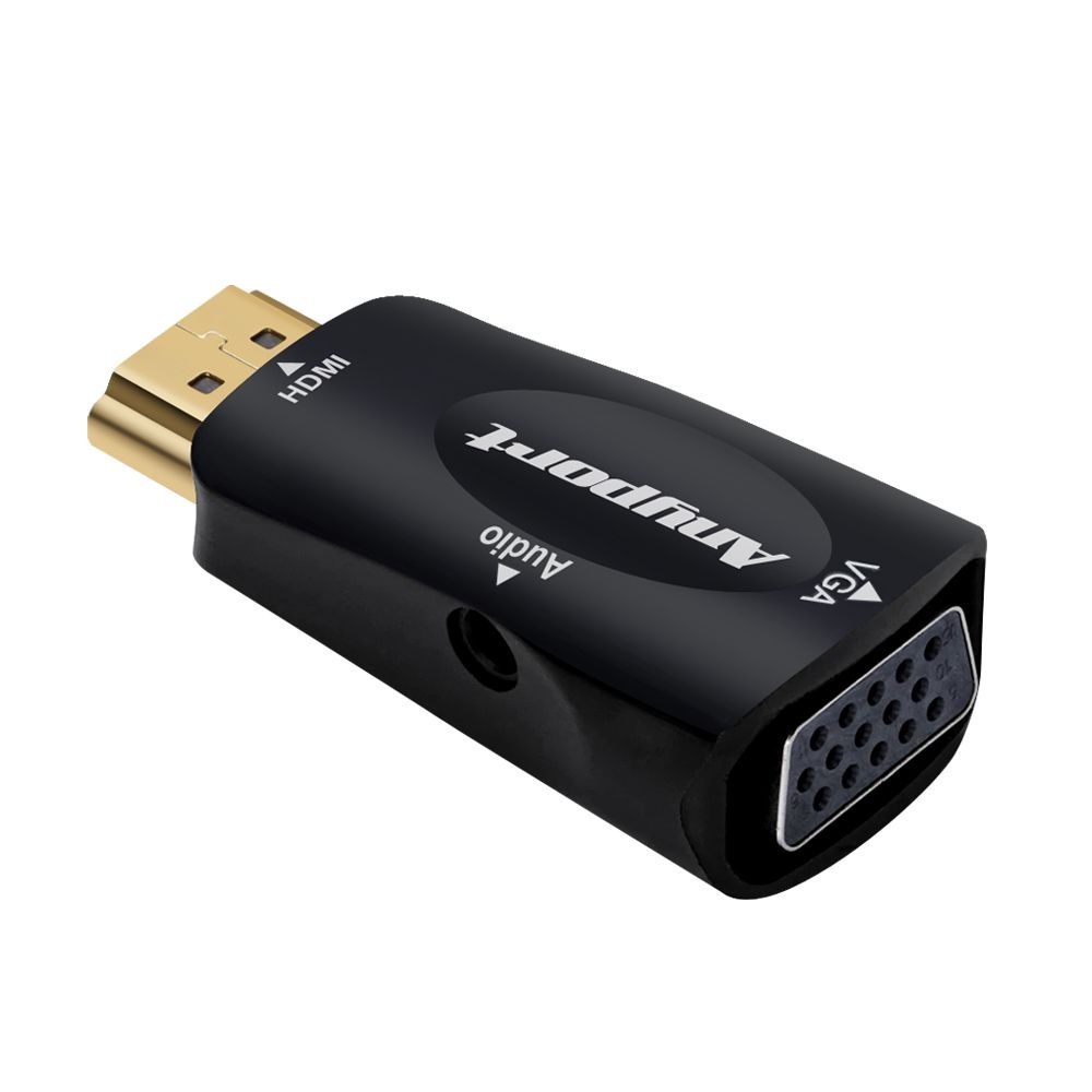 애니포트 HDMI to VGA젠더 오디오지원 변환컨버터 영상젠더 AP-HVGA