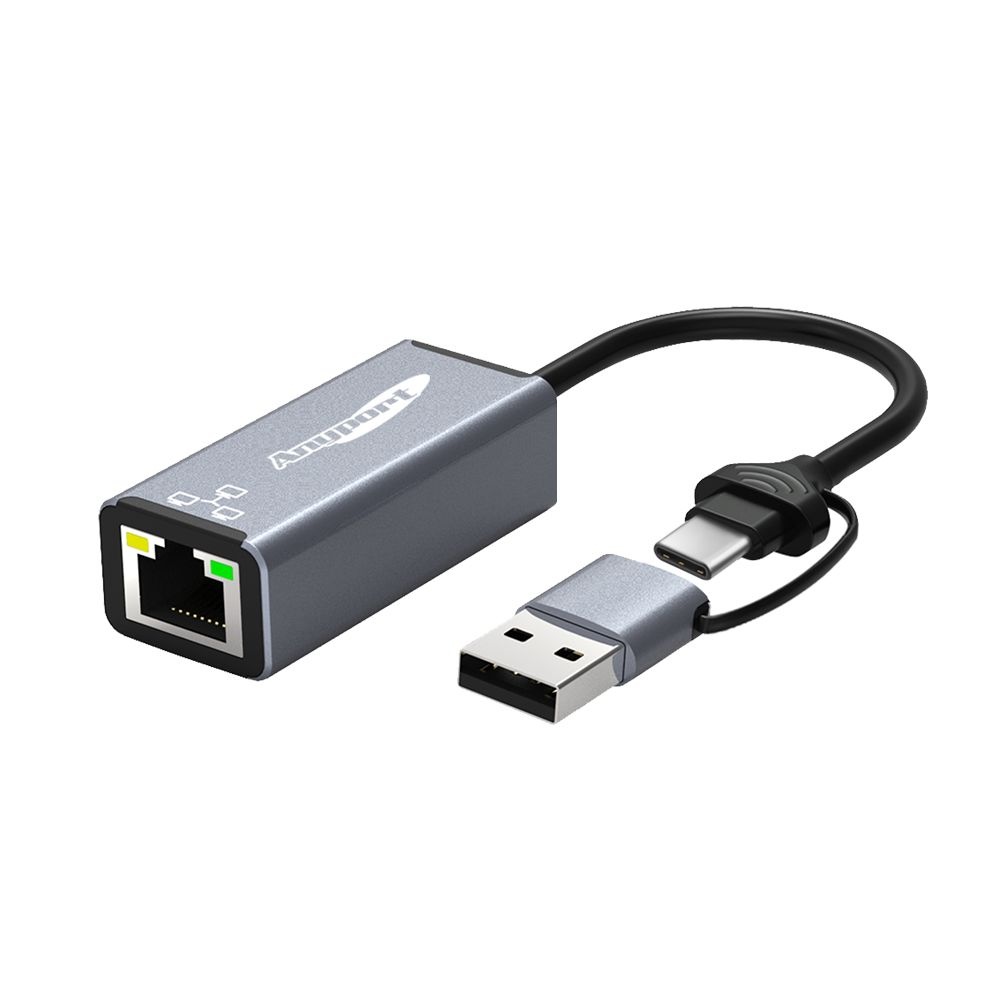 애니포트 2 IN 1 메탈바디 기가비트랜카드 콤보 AP-UC31GLAN