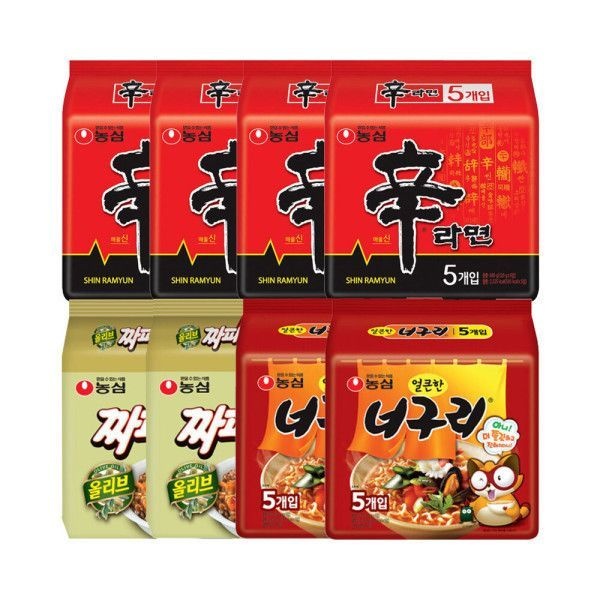 신라면 20입 + 너구리 10입 짜파게티 (총 40봉) 582167