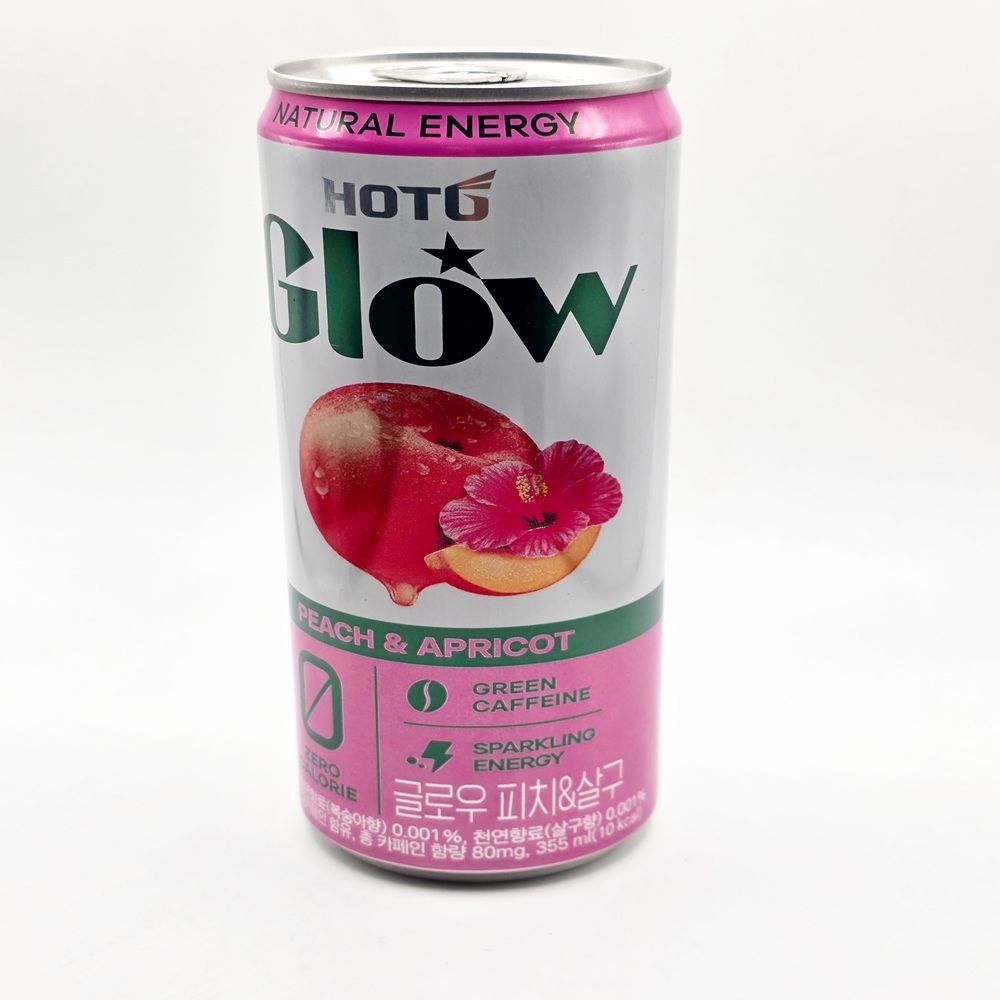 핫식스 칠성 핫식스 글로우 피치 살구 355ml 24개