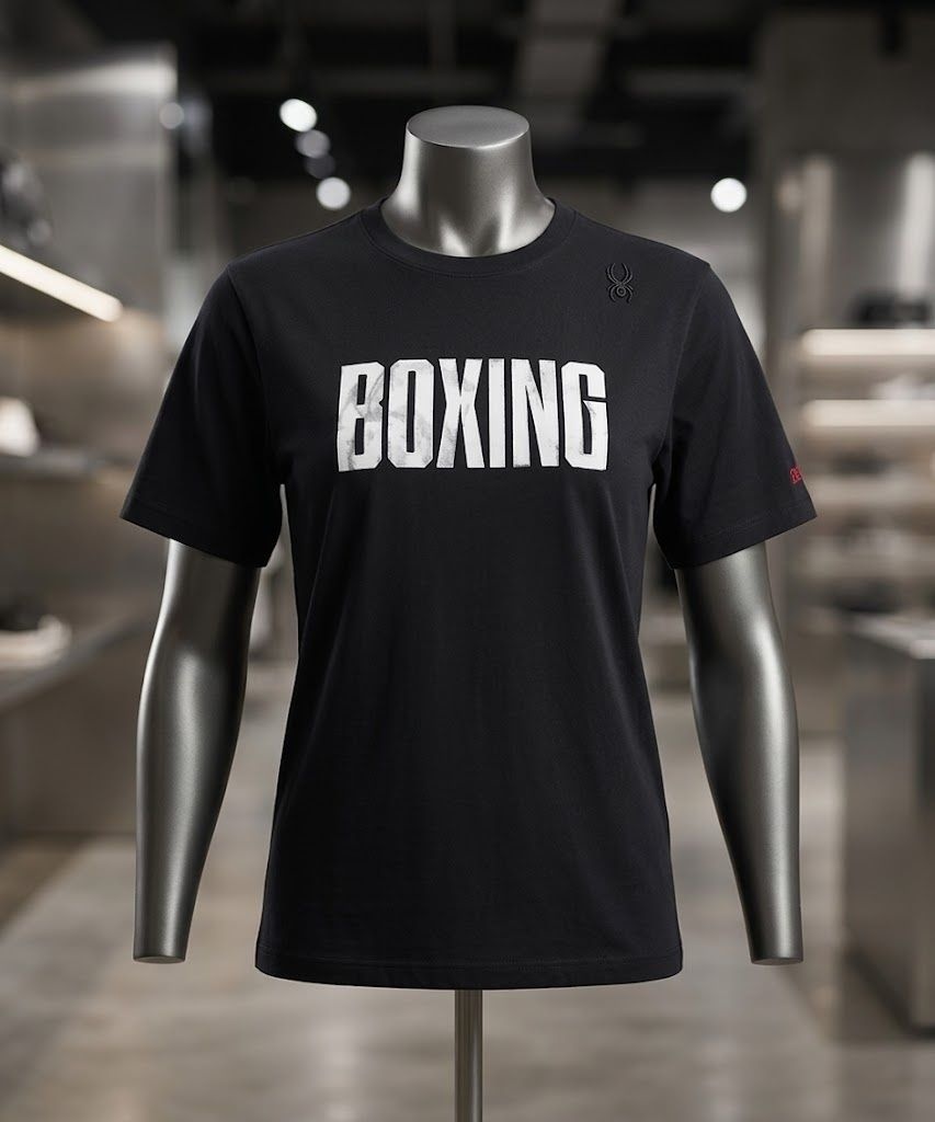 스파이더 spyder 남성 빅펀치 BOXING 로고 티셔츠 SPL