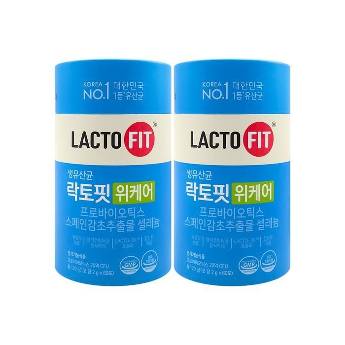 종근당건강 락토핏 위케어 2g x 60포 x 2통